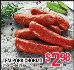 Torres Supermercado TFM PORK CHORIZO offer