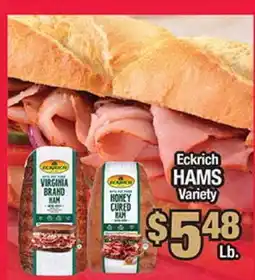 Torres Supermercado Eckrich HAMS offer