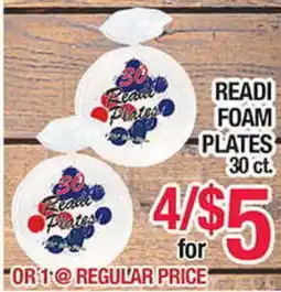 Torres Supermercado READI FOAM PLATES offer