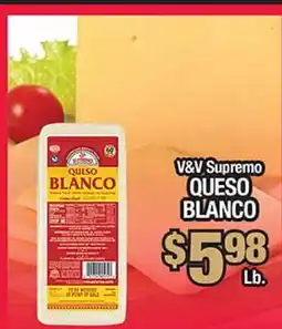 Torres Supermercado V&V Supremo QUESO BLANCO offer