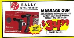 Ollie's MASSAGE GUN offer