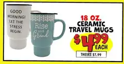Ollie's CERAMIC TRAVEL MUGS offer