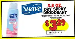Ollie's 3.8 OZ. DRY SPRAY DEODORANT offer