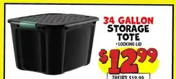 Ollie's 34 GALLON STORAGE TOTE offer