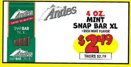 Ollie's Andes 4 OZ. MINT SNAP BAR XL offer