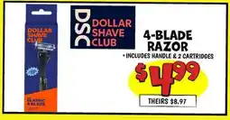 Ollie's 4-BLADE RAZOR offer