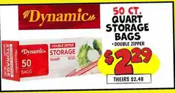 Ollie's 50 CT. QUART STORAGE BAGS offer