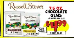 Ollie's CHOCOLATE GEMS offer