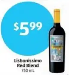 Aldi Lisbonissimo Red Blend offer