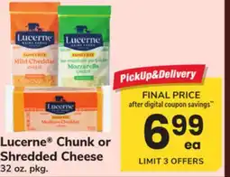 ACME Lucerne Chunk or Shredded Cheese offer