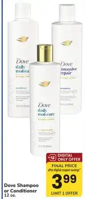 ACME Dove Shampoo or Conditioner offer
