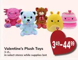 ACME Valentine's Plush Toys offer
