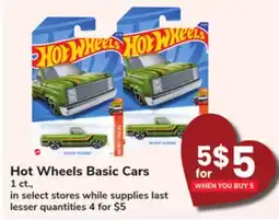 ACME Hot Wheels Basic Cars offer