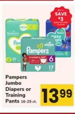 ACME Pampers Jumbo Diapers or Training Pants offer