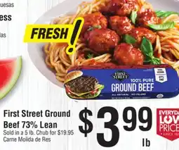 Smart & Final First Street Ground Beef offer