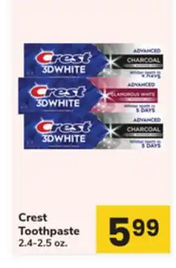 ACME Crest Toothpaste offer