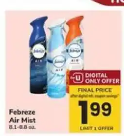 Safeway Febreze Air Mist offer