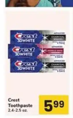 Safeway Crest Toothpaste offer