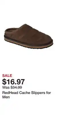 Cabela's RedHead Cache Slippers for Men offer