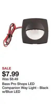 Cabela's Bass Pro Shops LED Companion Way Light - Black w/Blue LED offer