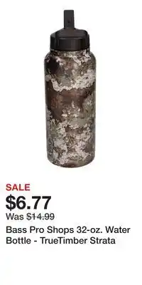 Cabela's Bass Pro Shops 32-oz. Water Bottle - TrueTimber Strata offer