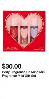 Victoria's Secret Body Fragrance Be Mine Mini Fragrance Mist Gift Set offer