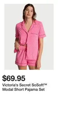 Victoria's Secret Victoria's Secret SoSoft Modal Short Pajama Set offer