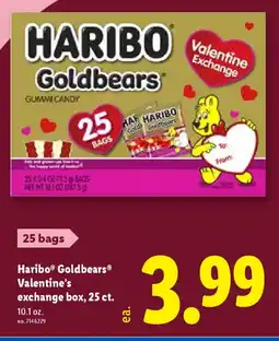 Lidl Haribo Goldbears Valentine's exchange box offer