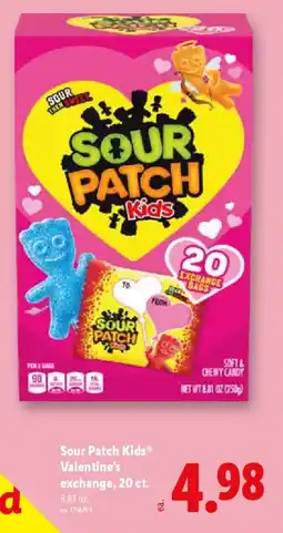 Lidl Sour Patch Kids Valentine's exchange offer