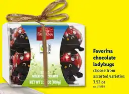 Lidl Favorina chocolate ladybugs offer
