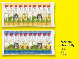 Lidl Favorina choco lolly offer