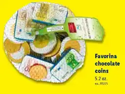 Lidl Favorina chocolate coins offer
