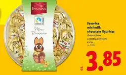 Lidl Favorina mini milk chocolate figurines offer