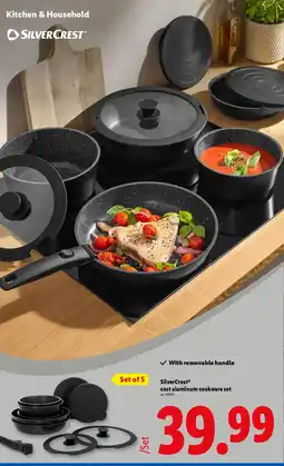 Lidl Silver Crest cast aluminum cookware set offer