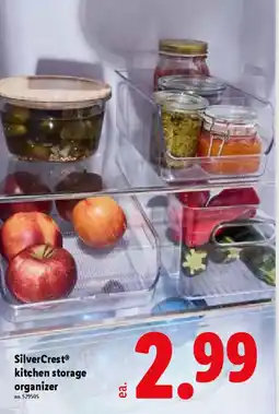 Lidl SilverCrest kitchen storage organizer offer