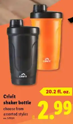Lidl Crivit shaker bottle offer