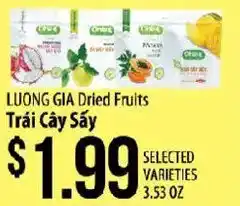 Hmart Luong gia dried fruits offer