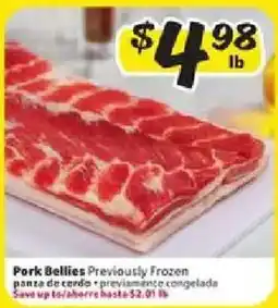 Fresco y Más Pork Bellies offer