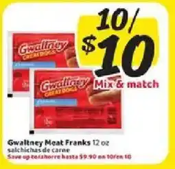 Fresco y Más Gwaltney Meat Franks offer
