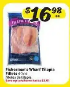 Fresco y Más Fisherman's Wharf Tilapia Fillets offer
