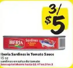 Fresco y Más Iberia Sardines in Tomato Sauce offer