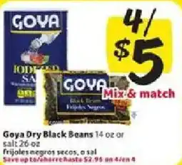Fresco y Más Goya Dry Black Beans offer