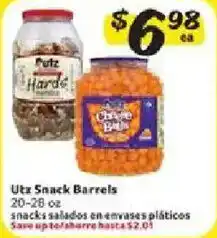 Fresco y Más Utz Snack Barrels offer