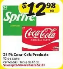 Fresco y Más 24 Pk Coca-Cola Products offer