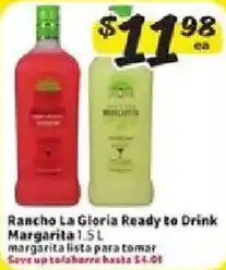 Fresco y Más Rancho La Gloria Ready to Drink Margarita offer