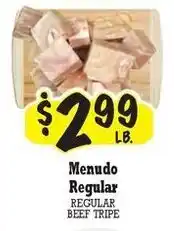 La Michoacana Regular beef tripe offer