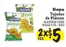 La Michoacana Plantain chips offer