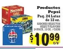 La Michoacana Productos Pepsi offer