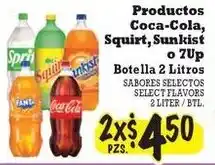 La Michoacana Productos Coca-Cola, Squirt, Sunkist o 7up offer