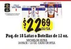 La Michoacana Michelob ultra offer